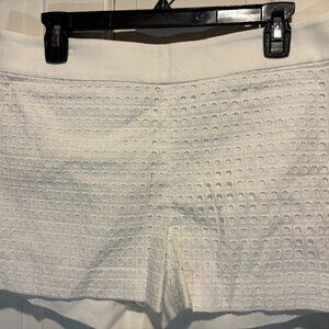 J. Crew White Eyelet Lace Shorts - Sz 8